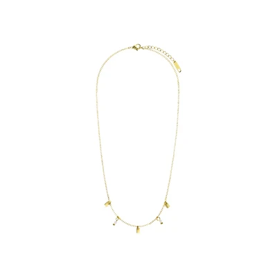 Afbeelding van Lucardi Ketting goud / rosa