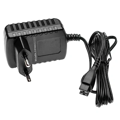 Afbeelding van vhbw AC voeding compatibel met Panasonic ES LV90, LV95, LV97, RF31, RF41, RT30, RT31, RT33 scheerapparaat