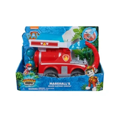 Afbeelding van Paw Patrol Jungle Pups Marshall&#039;s Olifant brandweerwagen met projectielwerper
