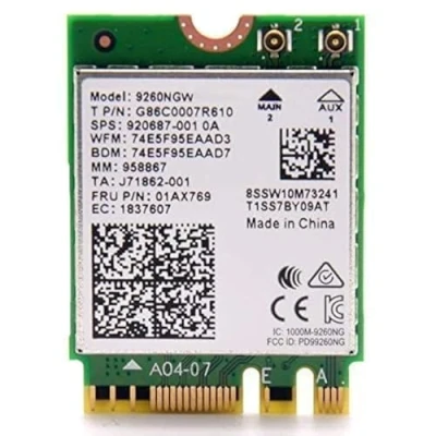 Afbeelding van Intel Wireless Ac 9260, 2230, 2X2 Ac+Bt, Gigabit, No Vpro