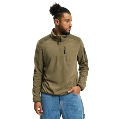 Afbeelding van Brandit Troyer Ripstop Fleecejas, Heren, Maat: 4XL, Olive
