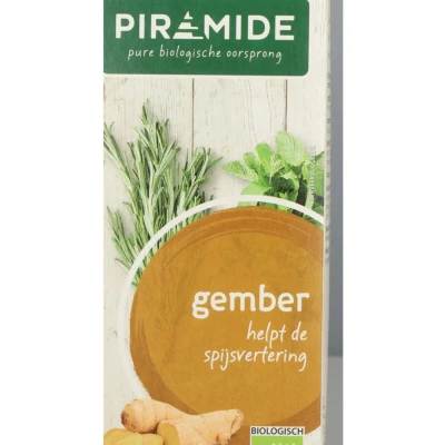 Afbeelding van Piramide Thee Gember 20ZK