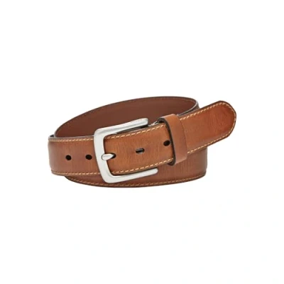 Afbeelding van FOSSIL Leren Riem Aiden Belt 3.5 W100 Brown Bruine