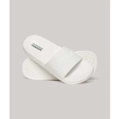 Afbeelding van Superdry Vrouwen Vegan Badslippers met Logo Wit Grootte: 7 8