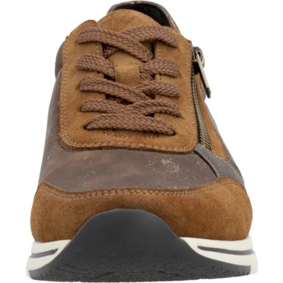Afbeelding van Remonte Dames bruin sneakers maat 43