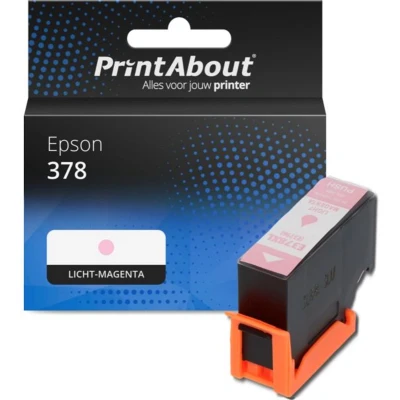 Afbeelding van Huismerk Epson 378 (C13T37864010) Inktcartridge Licht magenta