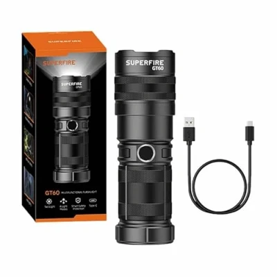 Afbeelding van Superfire, Zaklamp, zaklamp GT60, 2600lm, USB C