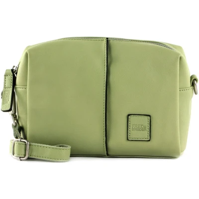 Afbeelding van FREDsBRUDER Leren Schoudertas FB Bulky Crossbody Ice Green Lichtgroen
