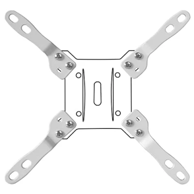Afbeelding van 4 stuks VESA adapter wit voor 10 cm (VESA 100) verlenging van monitorbeugels Verlengarmen model: AD6W