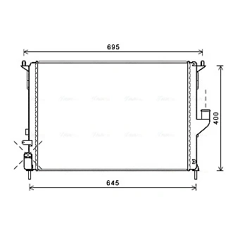 Afbeelding van Ava Cooling Radiateur RTA2477