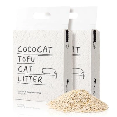 Afbeelding van Cococat Plantaardige tofu kattenbakvulling (2 stuks)