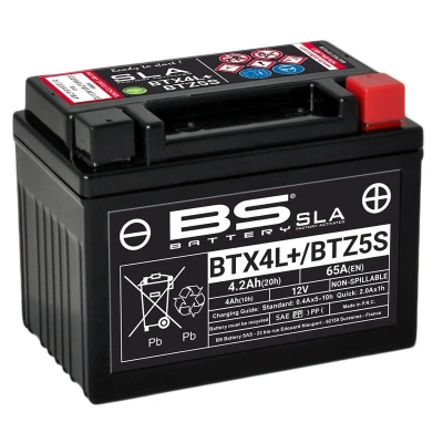 Afbeelding van Bs Battery Btx4L / Ytx4L Sla Accu Geseald Af Fabriek