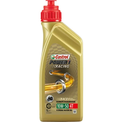 Afbeelding van CASTROL Power1 R 4T 10W 50, tweewielige olie 4 takt motor, 1 l
