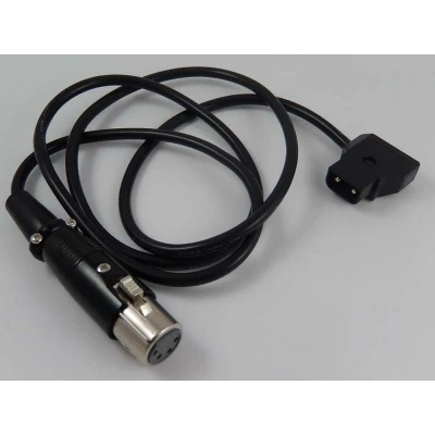 Afbeelding van XLR 4 pins (v) D Tap (m) kabel 1 meter