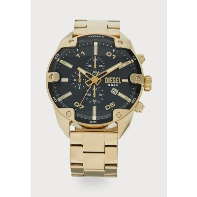 Afbeelding van Diesel heren Spiked horloge DZ4678 in de kleur Goud