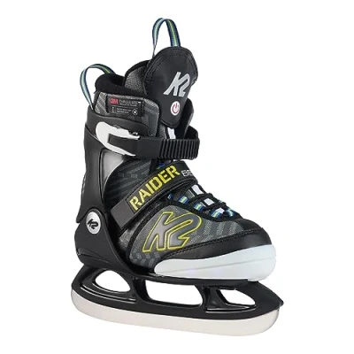 Afbeelding van K2 Skates Raider Beam Schaatsen voor jongens, zwart antraciet, M (EU: 32 37 / UK: 13 4 cm: 19,5 23