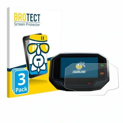 Afbeelding van BROTECT Screenprotector voor Kawasaki Ninja 650 / 1000SX 2020+ Folie Beschermfolie Beschermglas transparant (3 Stuks)