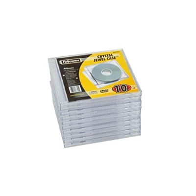 Afbeelding van Fellowes Jewel Case lege hoezen verpakking van 10 stuks transparant