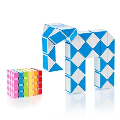 Afbeelding van CUBIDI® Magic Snake met 48 blokken Hersenkraker Voor Kinderen en Volwassenen