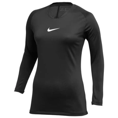 Afbeelding van Nike Dames Top Met Lange Mouwen W Nk Df Park 1Stlyr Jsy Ls, Black/White, AV2610 010, XS