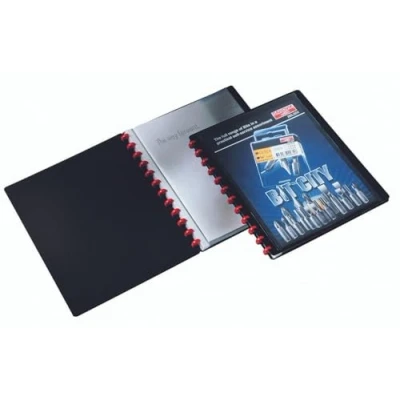 Afbeelding van Showalbum A4 Duralook Easy Plus Zwart 20 tassen per 10