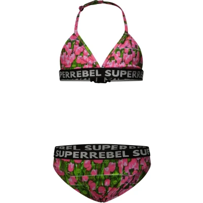 Afbeelding van SuperRebel Isla triangle bikini R501 5002 AO tulip Maat 164