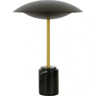 Afbeelding van Beacon Lighting tafellamp Loft, zwart, hoogte 42 cm, marmeren voet