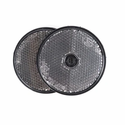 Afbeelding van Benson Schroefbevestiging Reflector Rond 60 mm Wit 2 stuks