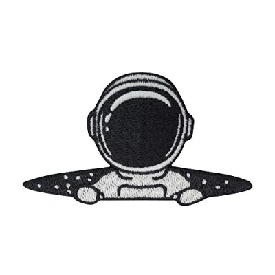 Afbeelding van Finally Home Astronaut uit de All Patch om op te strijken Ruimte Alien patches, strijkpatches, patches