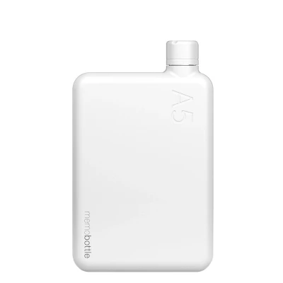 Afbeelding van Memobottle A5 Bottle Stainless Steel 1050ml white