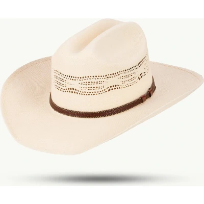 Afbeelding van Western Hoed Canyon 100% Paperstraw zomerhoed in creme maat M
