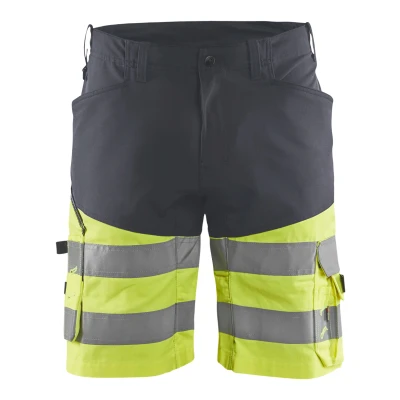 Afbeelding van Blaklader Short met stretch High Vis 1541 1811 Medium Grijs/High Geel C56