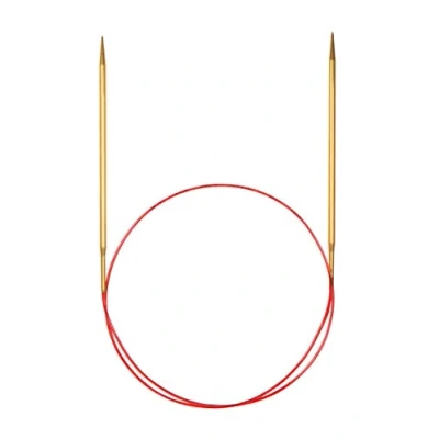 Afbeelding van addi Lace Gold Tip Fixed Circular Knitting Needles 50cm 3.50mm