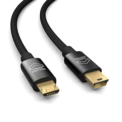 Afbeelding van 0,3 m OTG USB verbindingskabel, MICRO naar MINI kabel, laadt apparaten op, datakabel, oplaadkabel, 2.0,