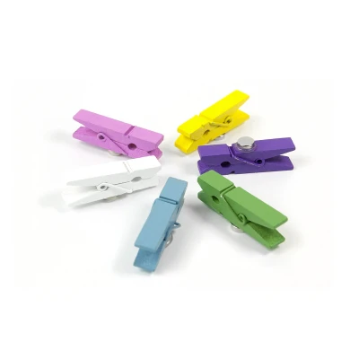 Afbeelding van Trendform Magneet Kolor Klip Set Van 6 Wasknijper Multicolour 3,5x0,7x1cm