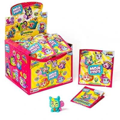 Afbeelding van MojiPops Party Weergave van 24 verzamelfiguren (PMPPD824IN00), met 1 figuur in elke envelop