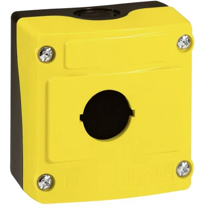 Afbeelding van BACO LBX0100J Lege behuizing 1 inbouwplaats (l x b h) 74 47.9 mm Geel, Zwart stuk(s)