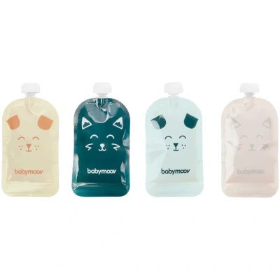 Afbeelding van Badabulle ISY 20 stuks 150 ml Herbruikbare Knijpzakjes A004550
