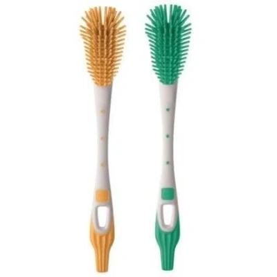 Afbeelding van MAM Zedmm241M Soft Brush flessenborstel, ergonomisch, met ultrazachte borstelharen, 0+ maanden 1 eenheid (pak van 1), geel