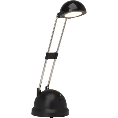 Afbeelding van BRILLIANT lamp Katrina LED tafellamp zwart 1x 5,7W geïntegreerd (SMD), (600lm, 2700K) Schaal A ++ tot E Draaibaar met tuimelschakelaar/kop