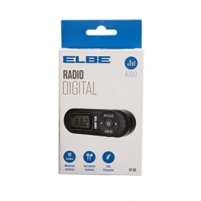 Afbeelding van Portable Digitale Radio ELBE RF 96 Zwart FM