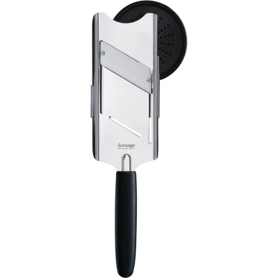 Afbeelding van Triangle Professionele Truffelschaaf RVS 15 cm Zwart Kunststof Heft
