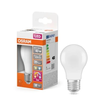 Afbeelding van OSRAM LED SUPERSTAR+ CLASSIC A Frosted 40 non dim 4,9W/827 E27