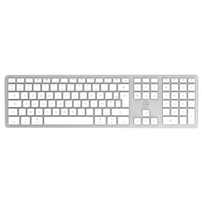 Afbeelding van Mobility LAB ML300900 Toetsenbord Bluetooth AZERTY, Frans Zilver Multipair functie