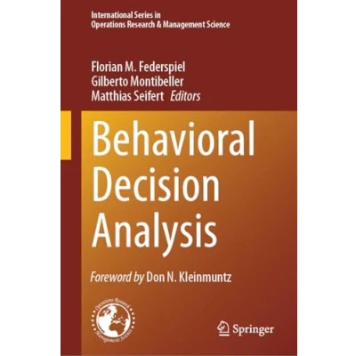 Afbeelding van Behavioral Decision Analysis: 350