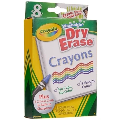 Afbeelding van Crayola Dry Erase krijtjes 8 stuks