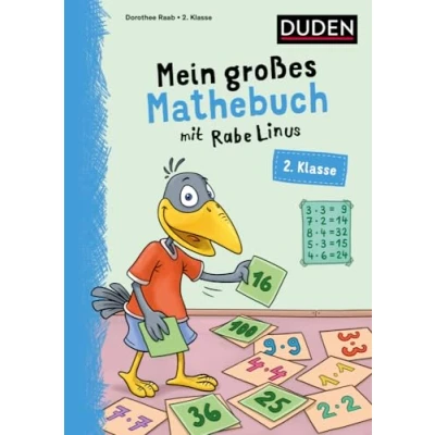 Afbeelding van Mein großes Mathebuch mit Rabe Linus 2. Klasse: Übungen für die Klasse