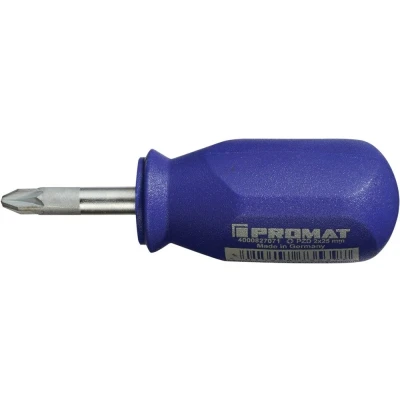 Afbeelding van Promat schroevendraaier PZD 2 x 25 mm Stubby