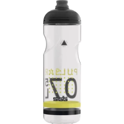 Afbeelding van SIGG Sportfles Zachte fietsfles Pulsar Transparant geel Vaatwasmachinebestendig Waterdicht &amp; licht BPA vrij 0,75 l