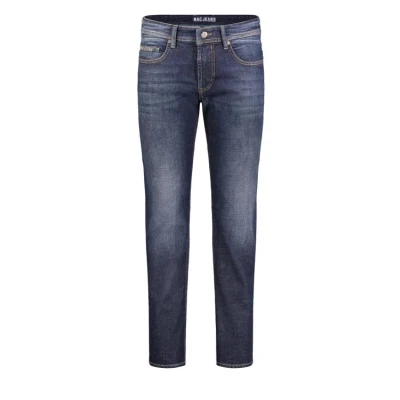 Afbeelding van Mac Broek Ben Navy maat W 38 L 34 Heren Jeans met Modern fit Pasvorm Duurzaam Suitable Herenkleding